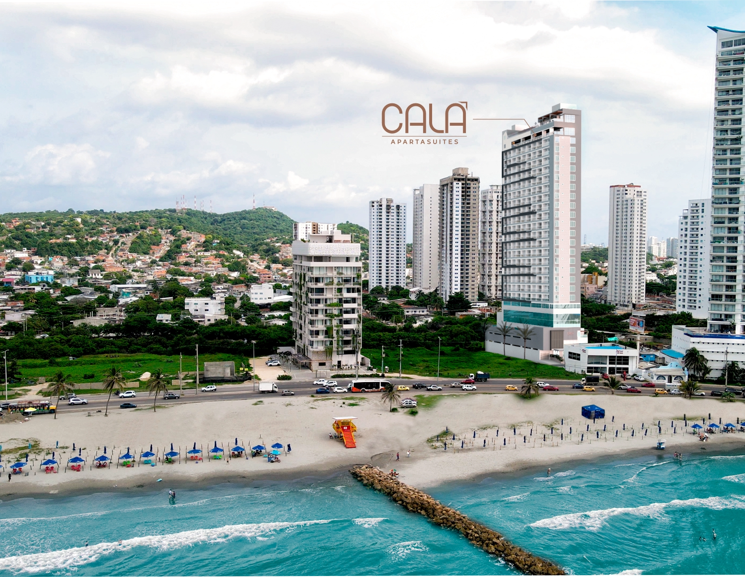 Entorno de CALÁ Apartasuites Proyecto CALÁ Apartasuites ubicado en su entorno