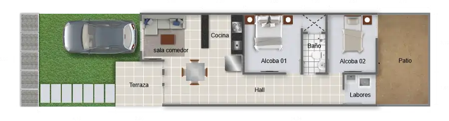 Guadalupe ambientado